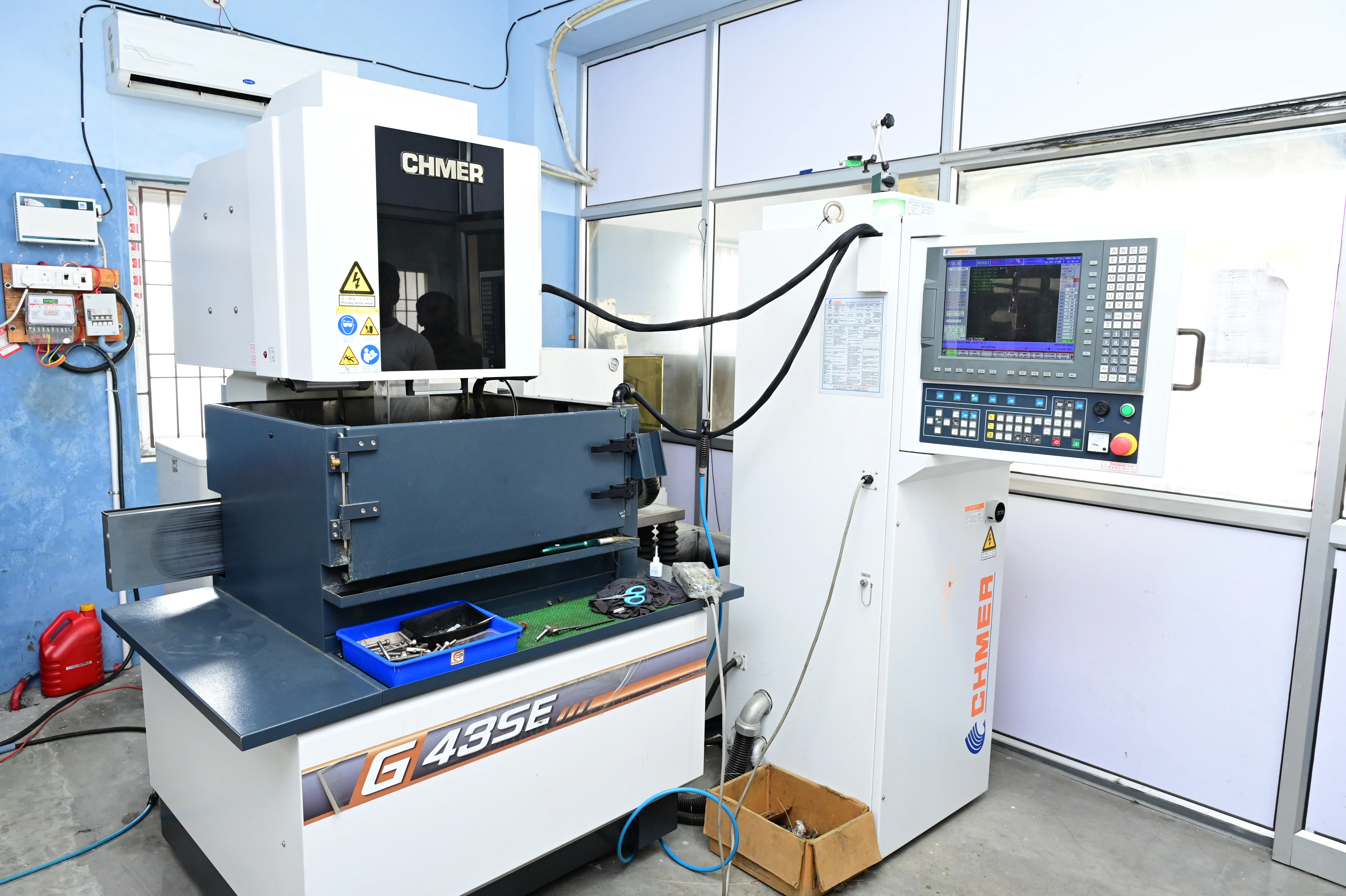 Custom fabricated metal parts showing detailed finishing and quality